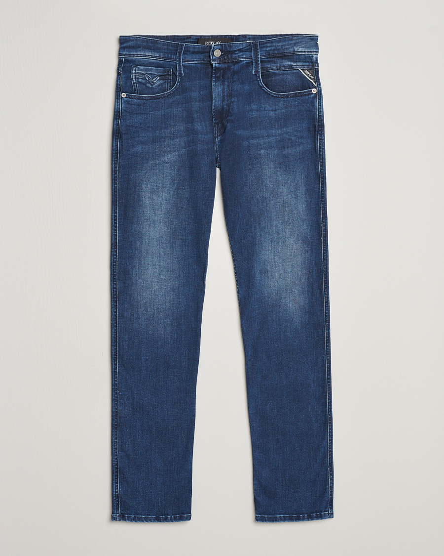 Herre | Jeans | Replay | Anbass Powerstretch Jeans Medium Blue