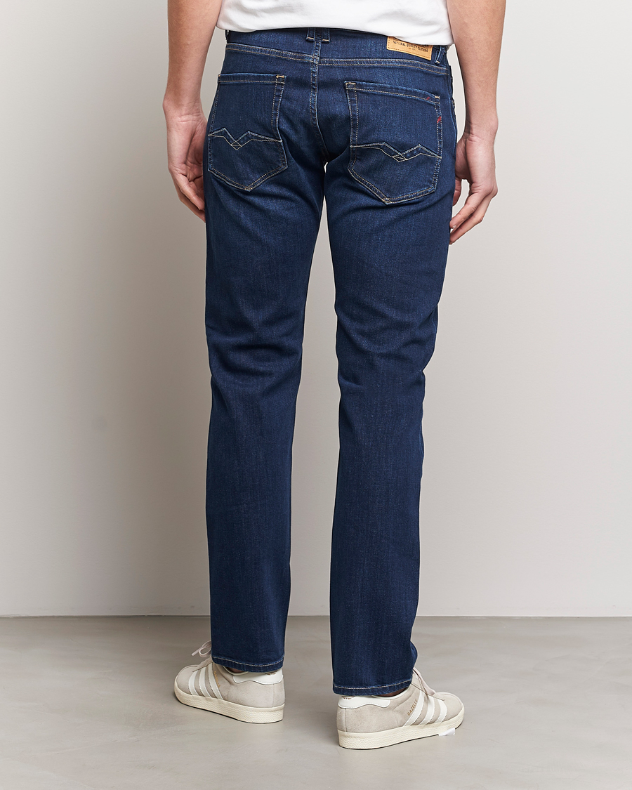 Herre | Jeans | Replay | Rocco Stretch Jeans Dark Blue