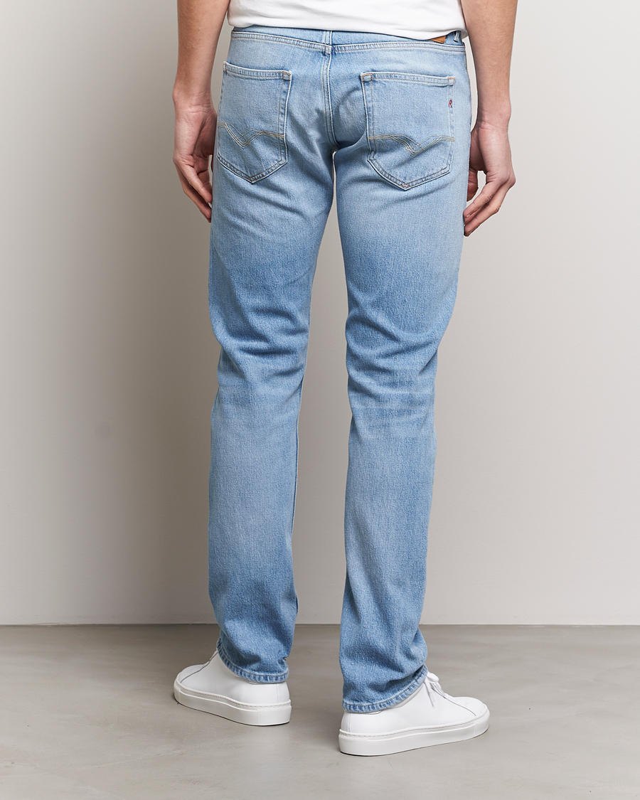 Herre | Jeans | Replay | Grover Straight Fit Stretch Jeans Light Blue