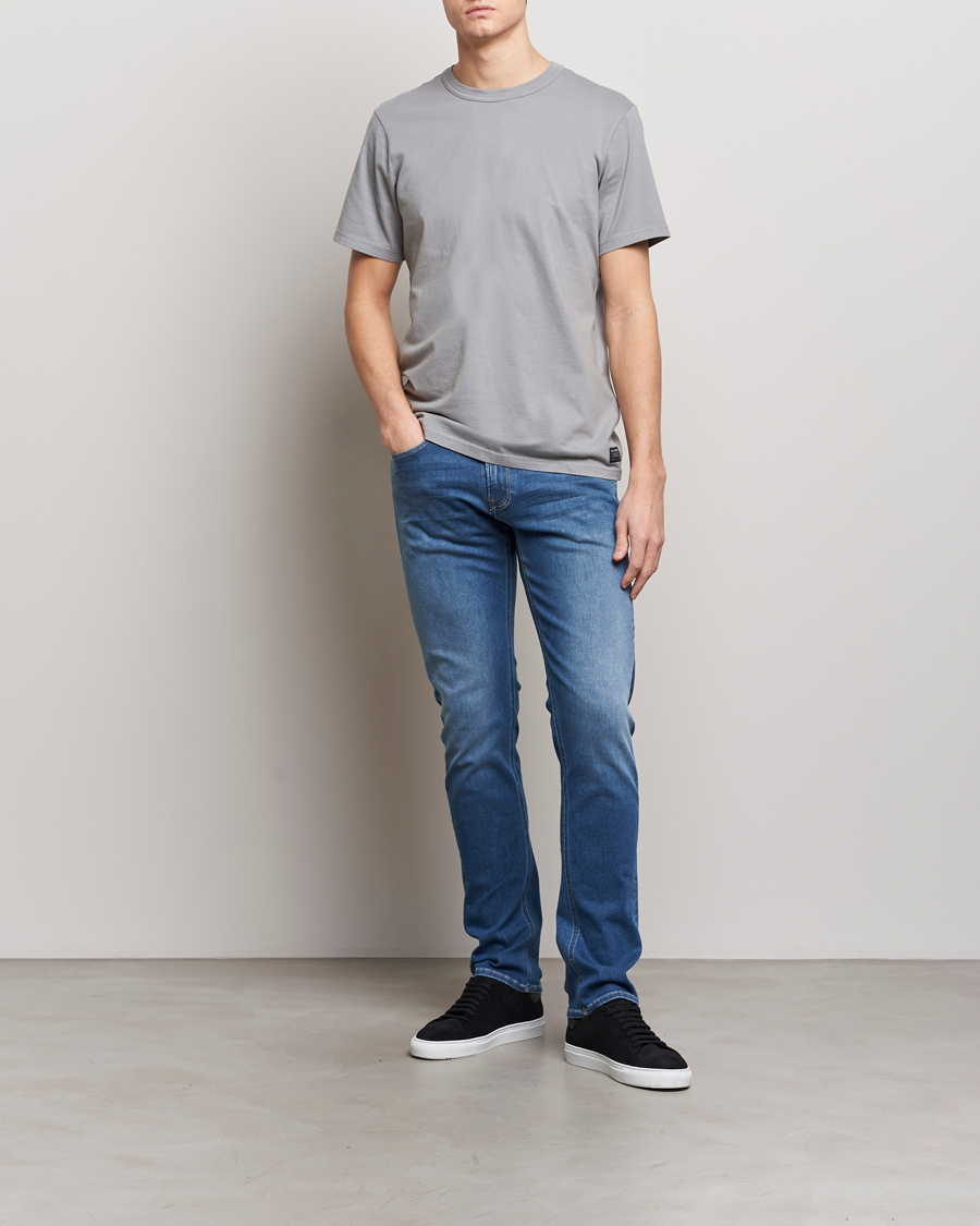 Herre | Jeans | Replay | Grover Straight Fit Hyperflex Jeans Medium Blue