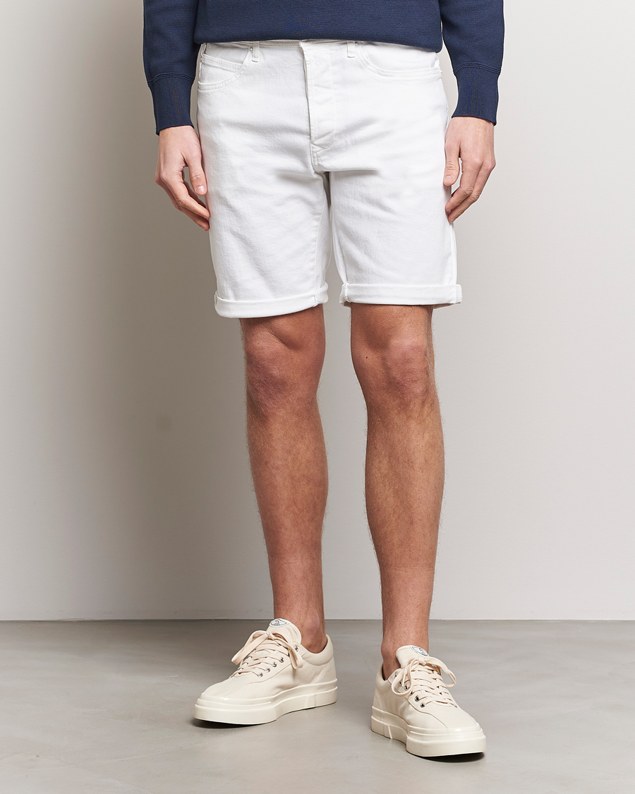 Herr | Shorts | Replay | RBJ901 Super Stretch Denim Shorts White