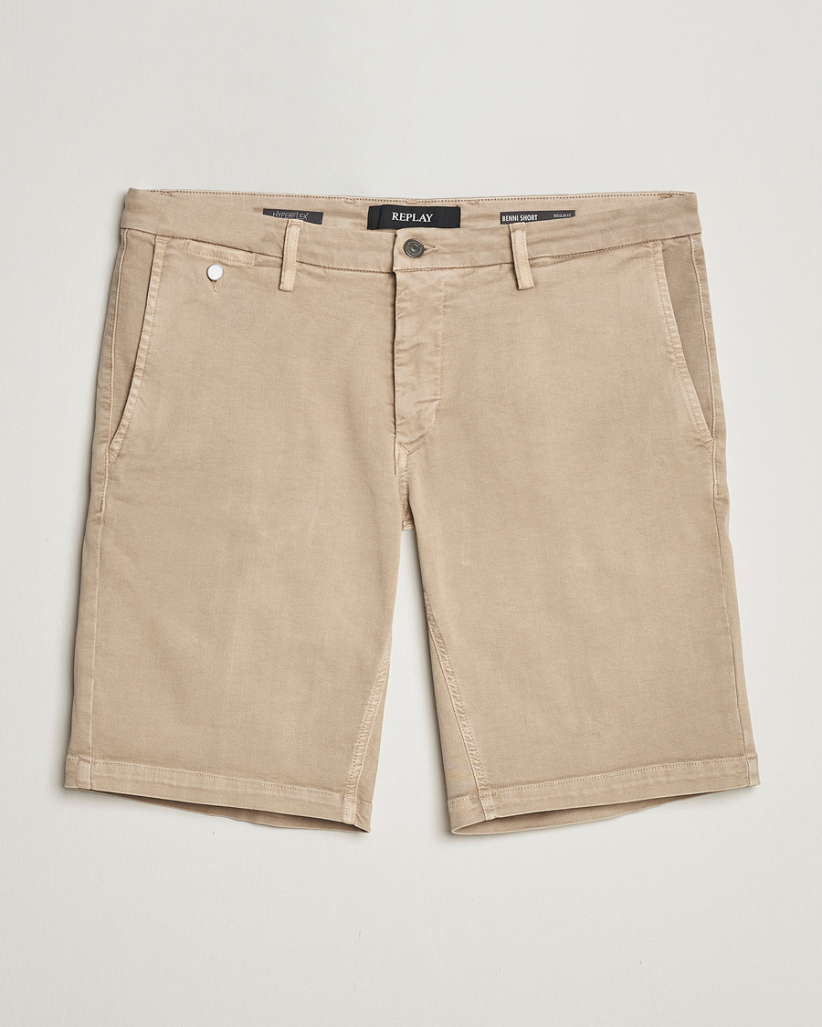 Herre | Shorts | Replay | Benni Hyperflex Shorts Coffee Cream