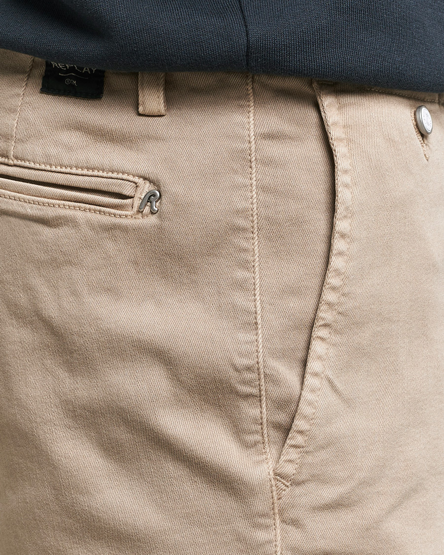 Herre | Shorts | Replay | Benni Hyperflex Shorts Coffee Cream