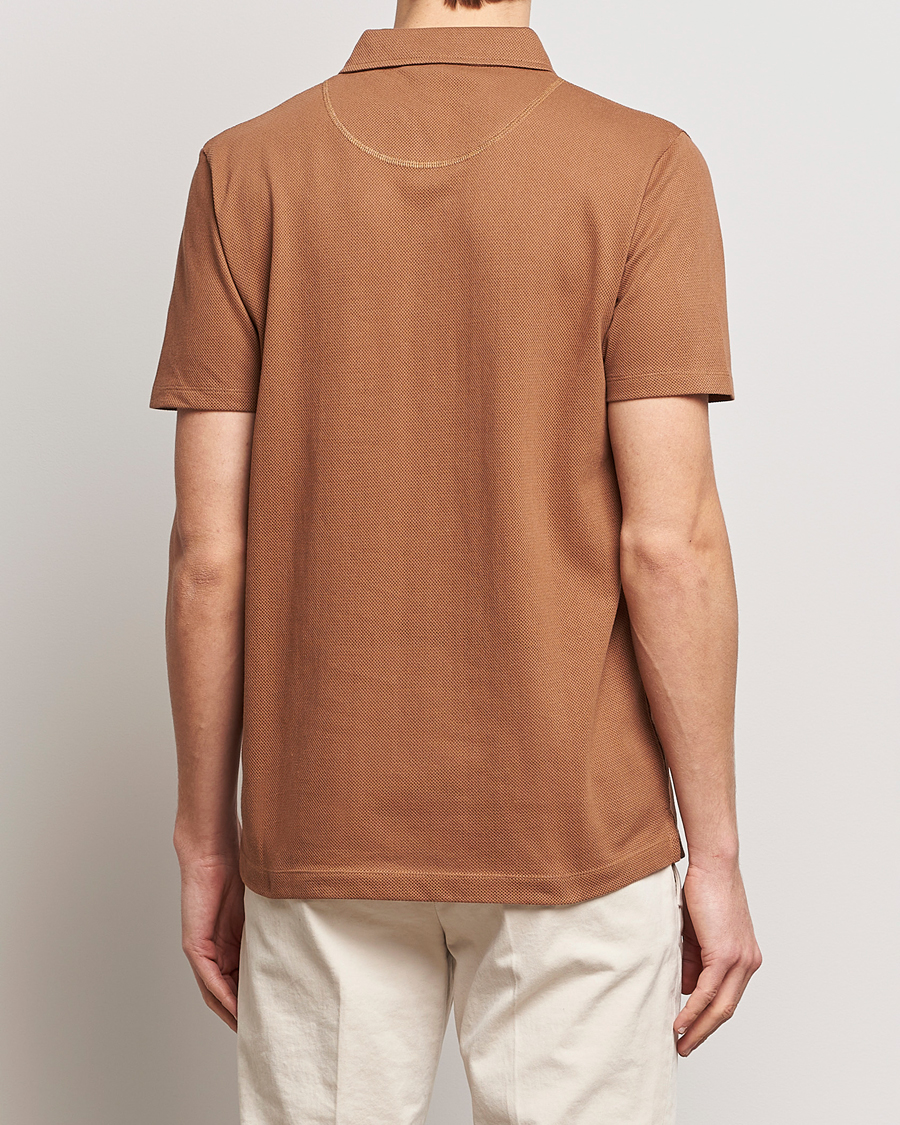 Herre | Pikéer | Sunspel | Riviera Polo Shirt Dark Camel