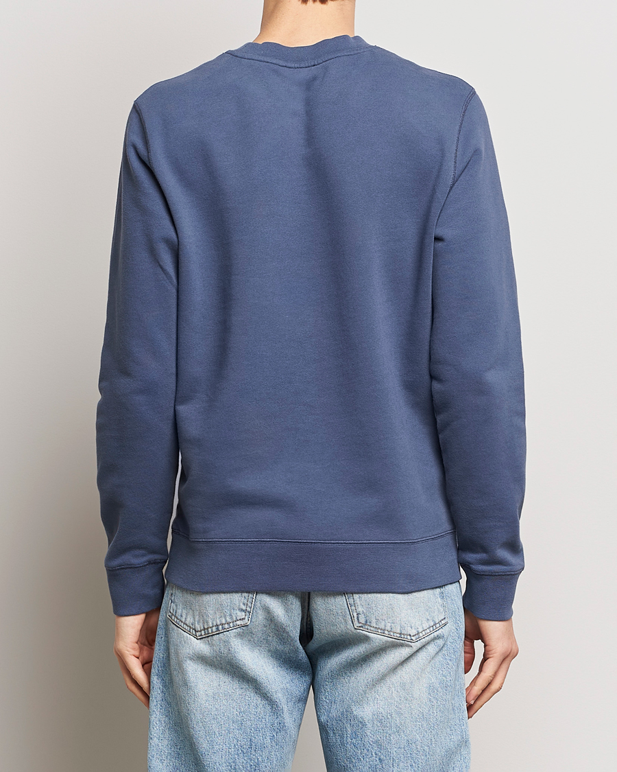 Herre | Gensere | Sunspel | Loopback Sweatshirt Slate Blue