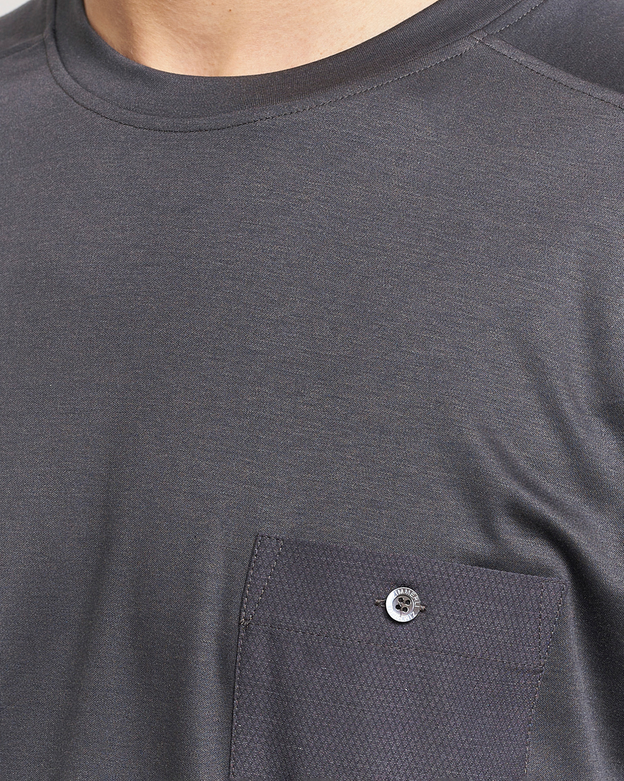 Herre | Pyjamaser og badekåper | Zimmerli of Switzerland | Cotton/Modal Crew Neck Loungwear T-Shirt Phantom
