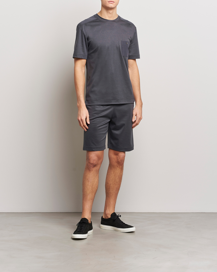 Herre | Pyjamaser og badekåper | Zimmerli of Switzerland | Cotton/Modal Loungewear Shorts Phantom