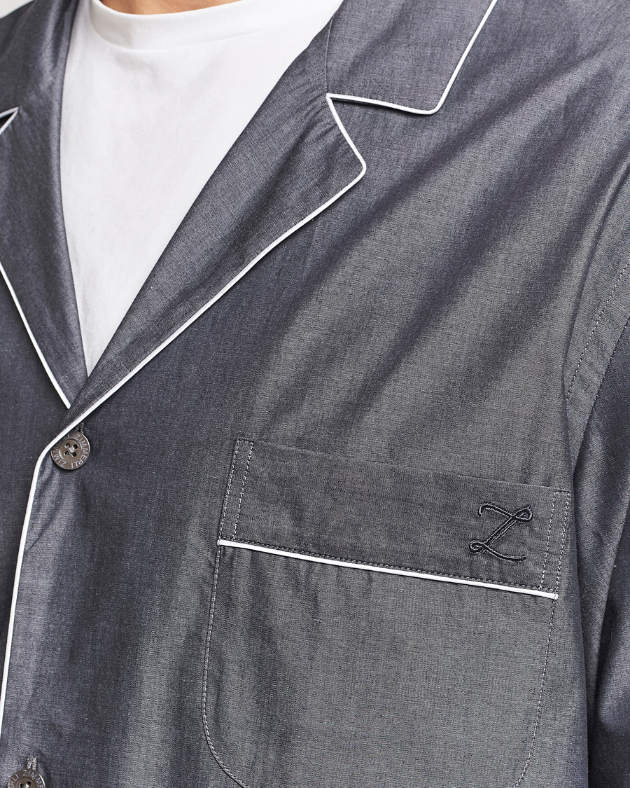 Herre | Pyjamaser og badekåper | Zimmerli of Switzerland | Mercerised Cotton Pyjamas Dark Grey