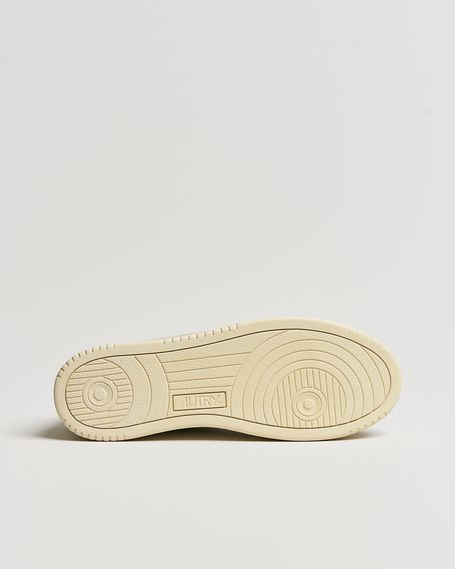 Herre | Autry Medalist Low Suede Sneaker Grey/Cream | Autry | Medalist Low Suede Sneaker Grey/Cream