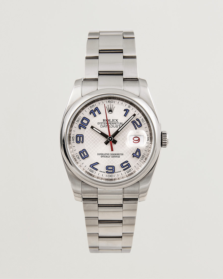Herre | Rolex Pre-Owned Datejust 116200 Oyster Perpetual Steel Silver | Rolex Pre-Owned | Datejust 116200 Oyster Perpetual Steel Silver