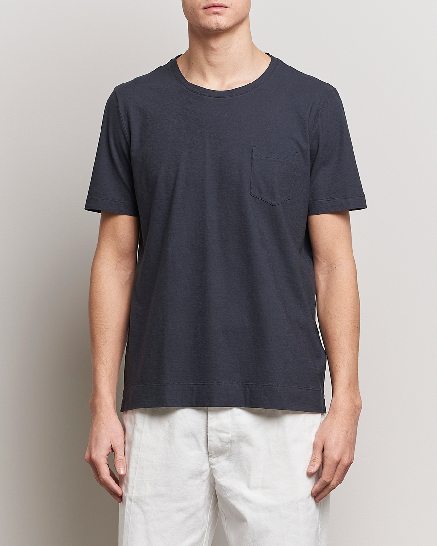 Herr |  | Massimo Alba | Panarea Watercolor T-Shirt Black