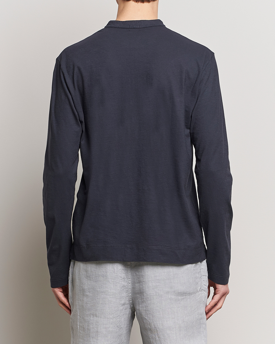Herre | Gensere | Massimo Alba | Hawai Watercolor Henley Washed Black