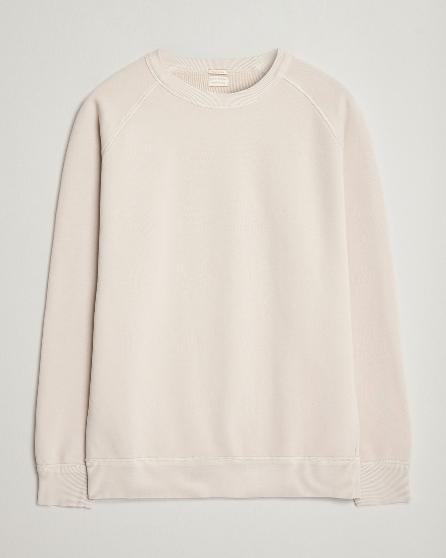 Herre | Gensere | Massimo Alba | Freesport Fleece Cotton Sweatshirt Light Beige