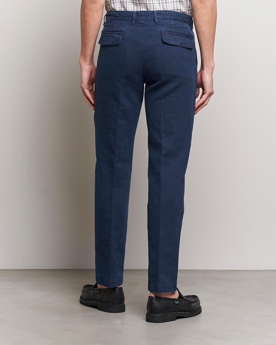 Herre | Bukser | Massimo Alba | Ionio Cotton Trousers Navy