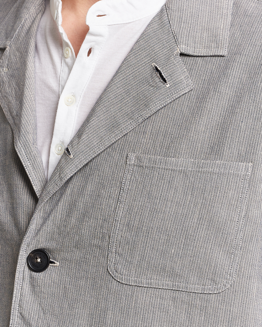 Herre | Jakker | Massimo Alba | Florida Cotton/Linen Shirt Jacket Light Grey