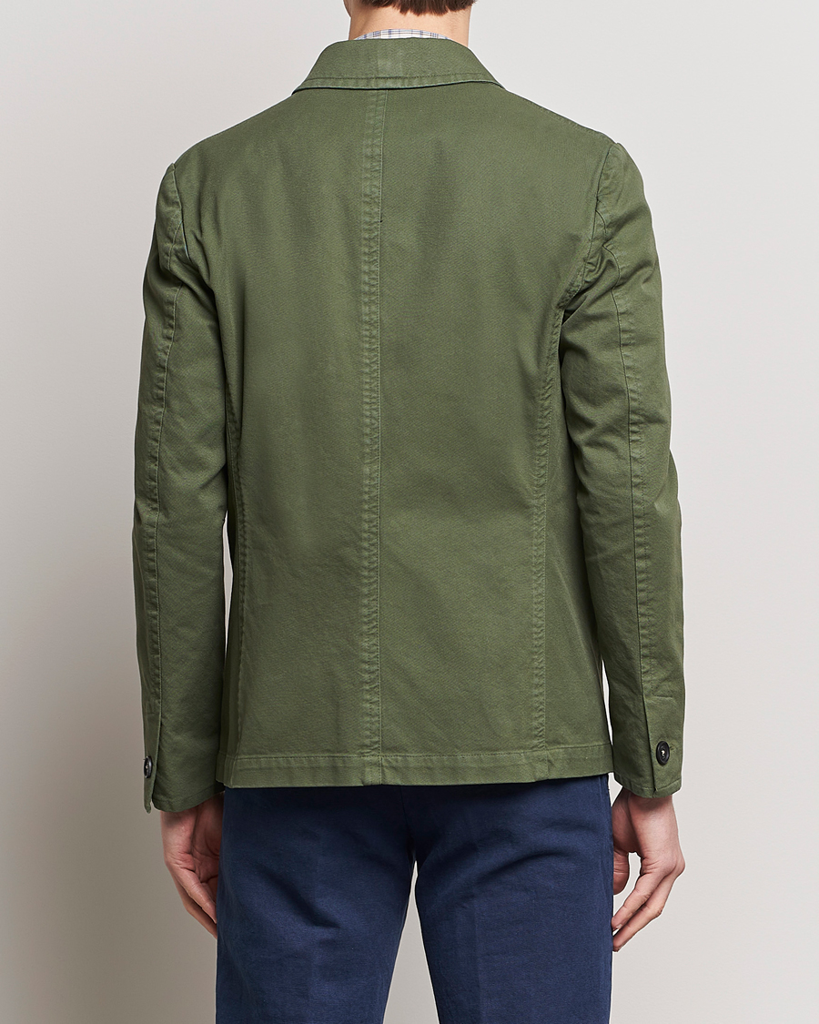 Herre | Jakker | Massimo Alba | Solex Cotton Work Jacket Military Green