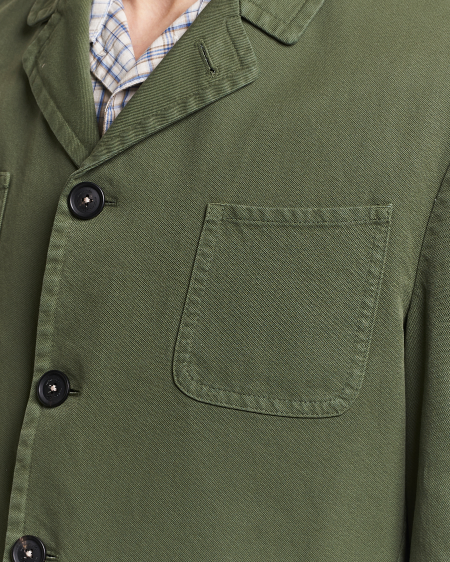 Herre | Jakker | Massimo Alba | Solex Cotton Work Jacket Military Green