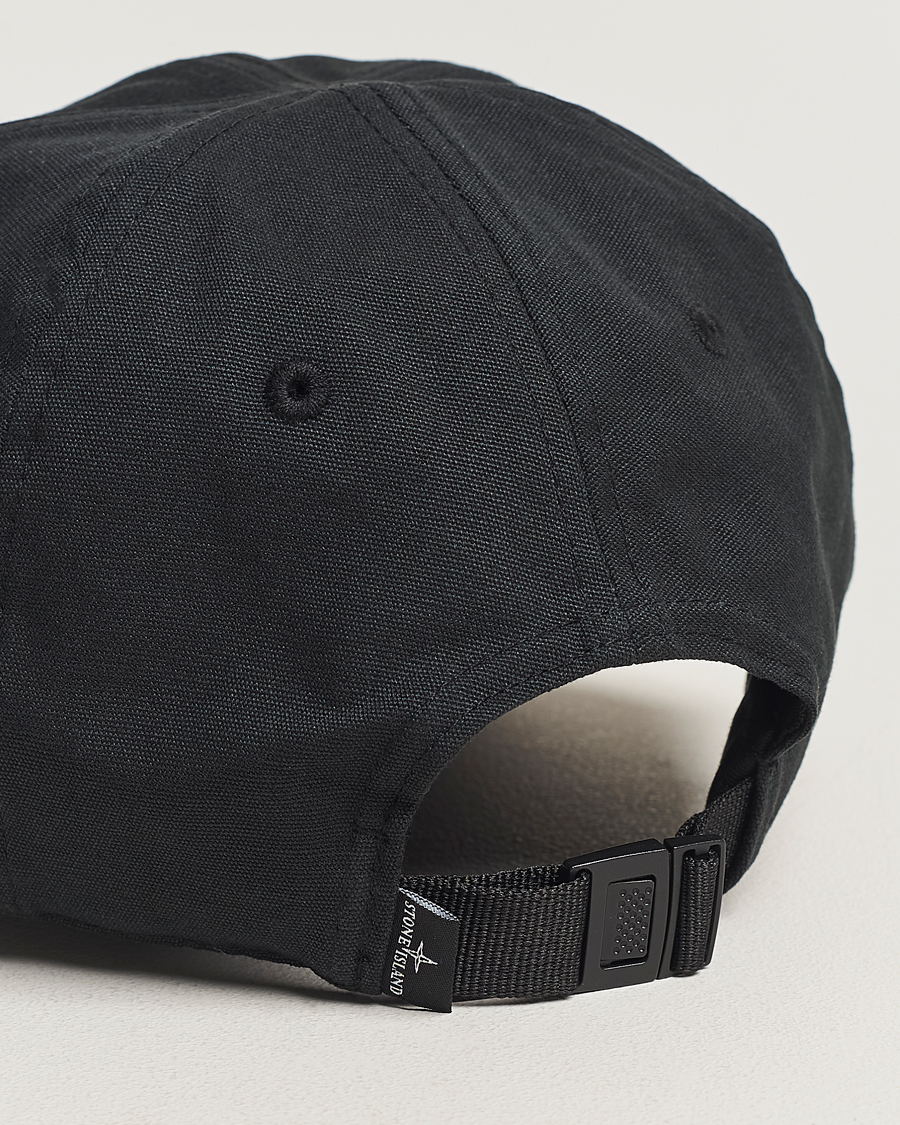 Herre | Stone Island Small Logo Cap Black | Stone Island | Small Logo Cap Black