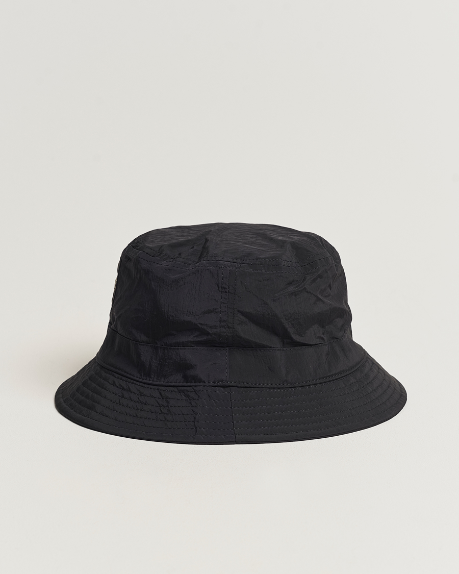 Herre | Stone Island Logo Bucket Hat Black | Stone Island | Logo Bucket Hat Black