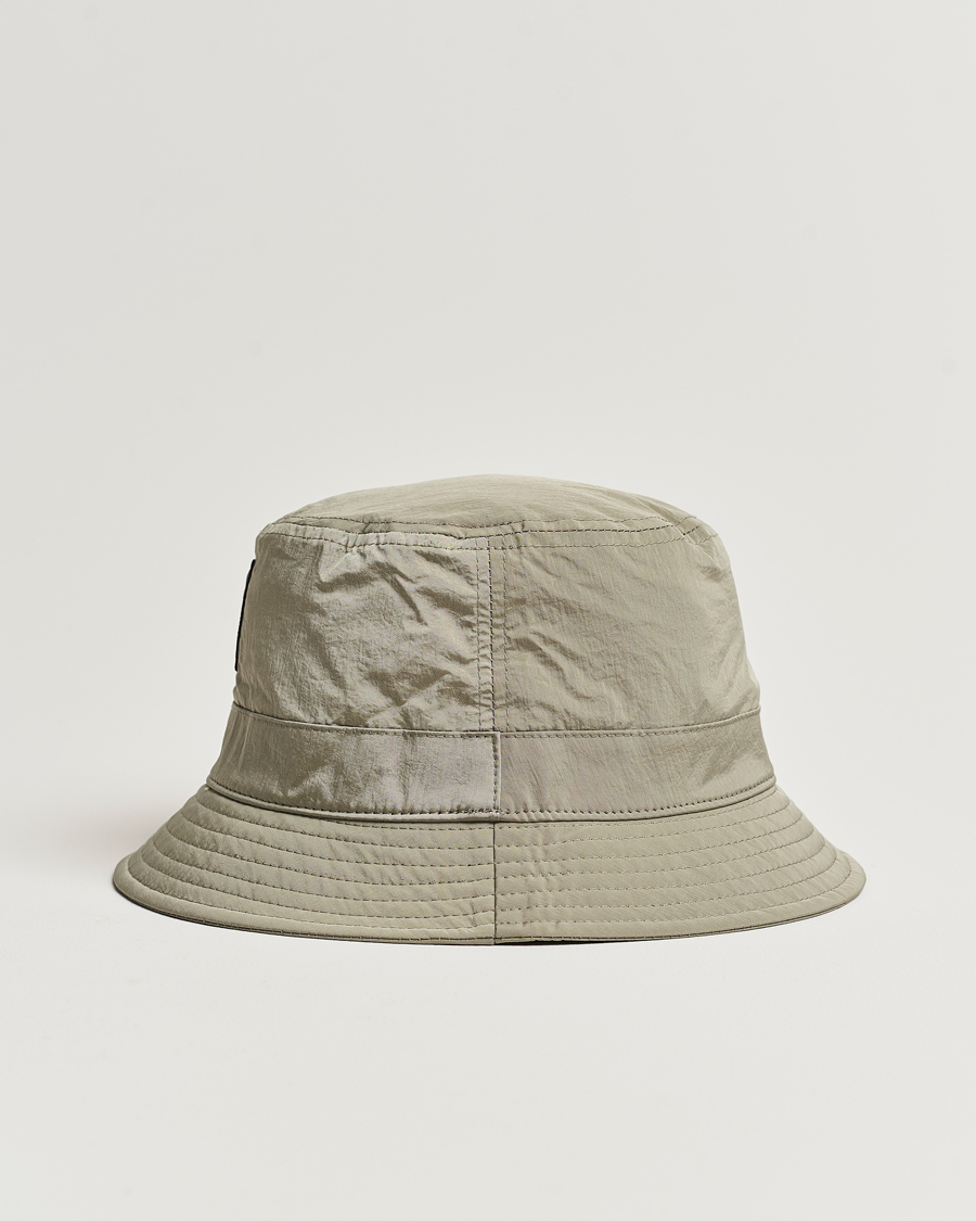 Herre | Stone Island Logo Bucket Hat Natural Beige | Stone Island | Logo Bucket Hat Natural Beige