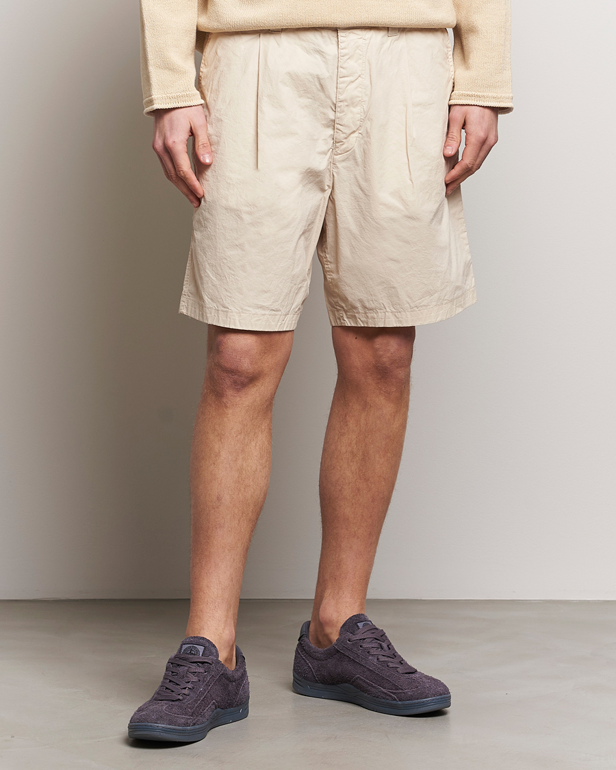 Herre |  | Stone Island | Marina Comfort Bermuda Shorts Natural Beige