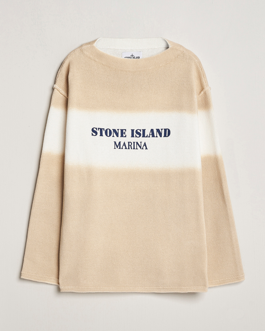 Herre | Gensere | Stone Island | Marina Organic Cotton Sweater Natural Beige