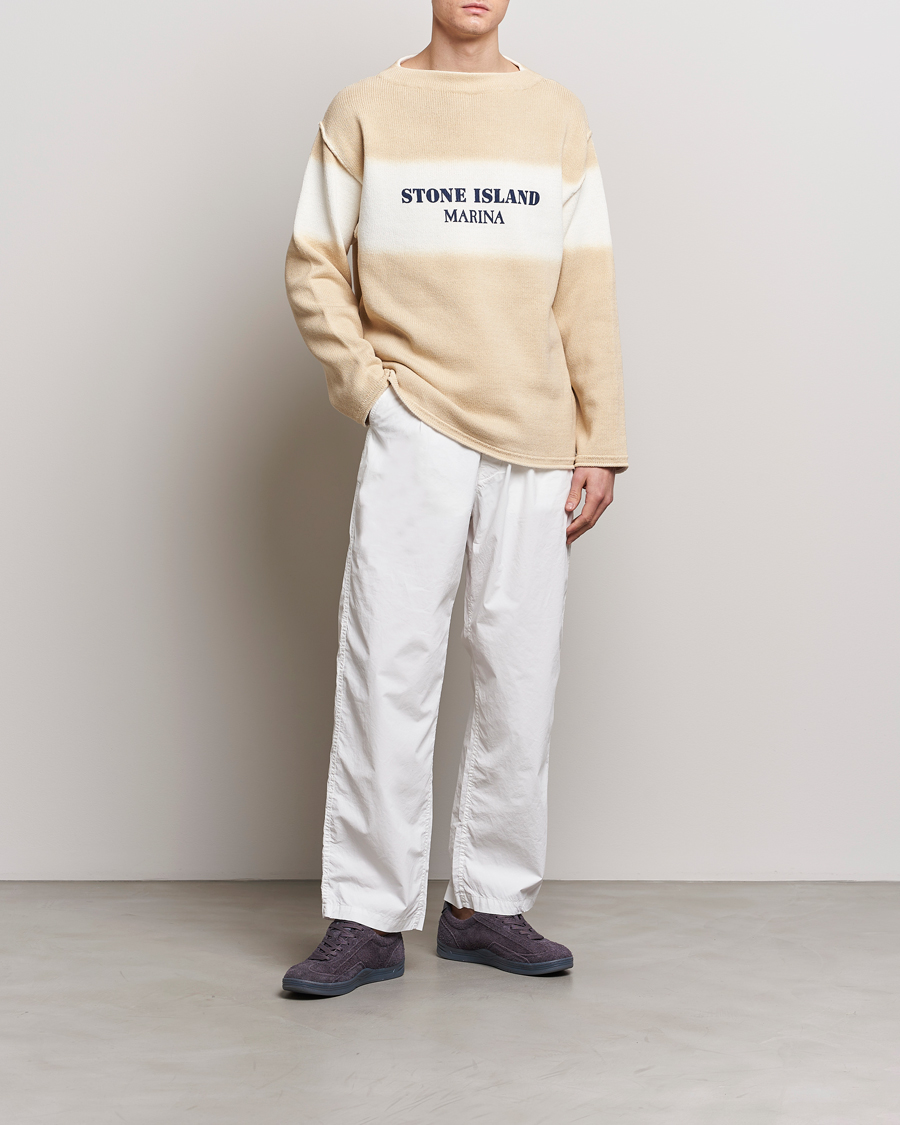 Herre | Gensere | Stone Island | Marina Organic Cotton Sweater Natural Beige