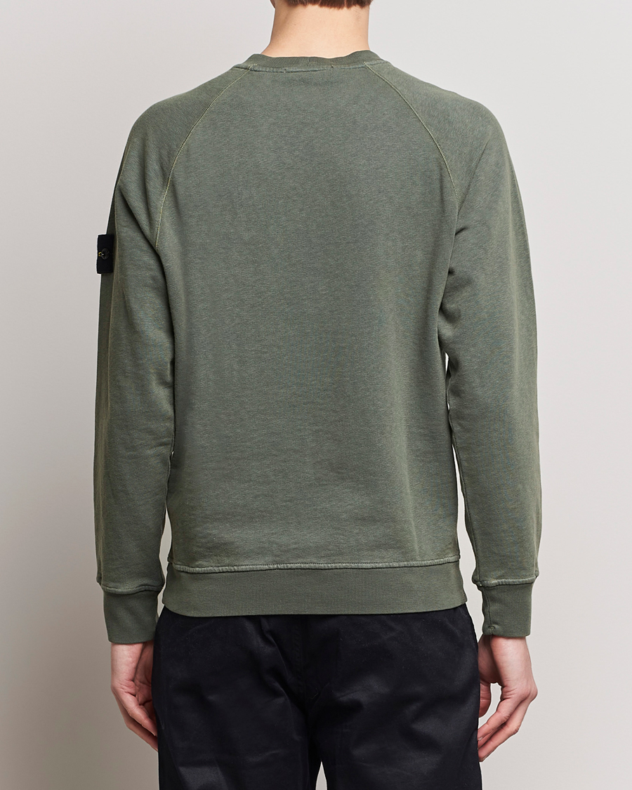 Herre | Gensere | Stone Island | Garment Dyed Cotton Old Effect Sweatshirt Musk