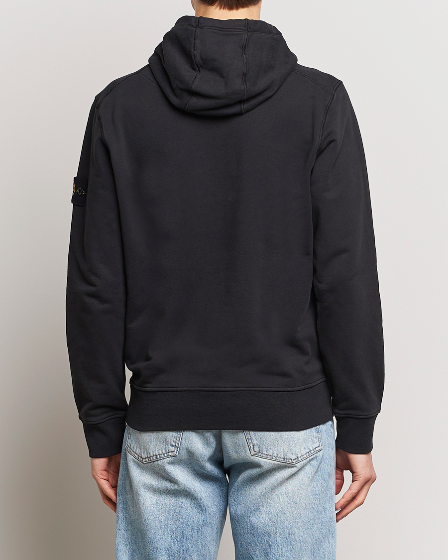 Herre | Gensere | Stone Island | Garment Dyed Cotton Fleece Hood Black