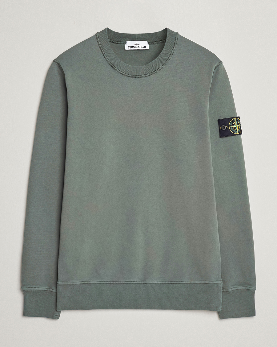 Herre | Nye varemerker | Stone Island | Garment Dyed Cotton Sweatshirt Musk