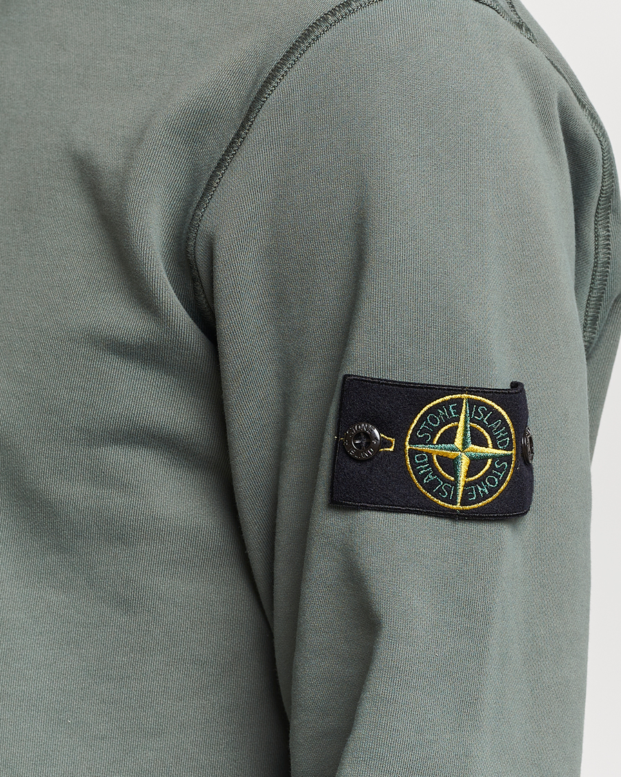 Herre | Gensere | Stone Island | Garment Dyed Cotton Sweatshirt Musk