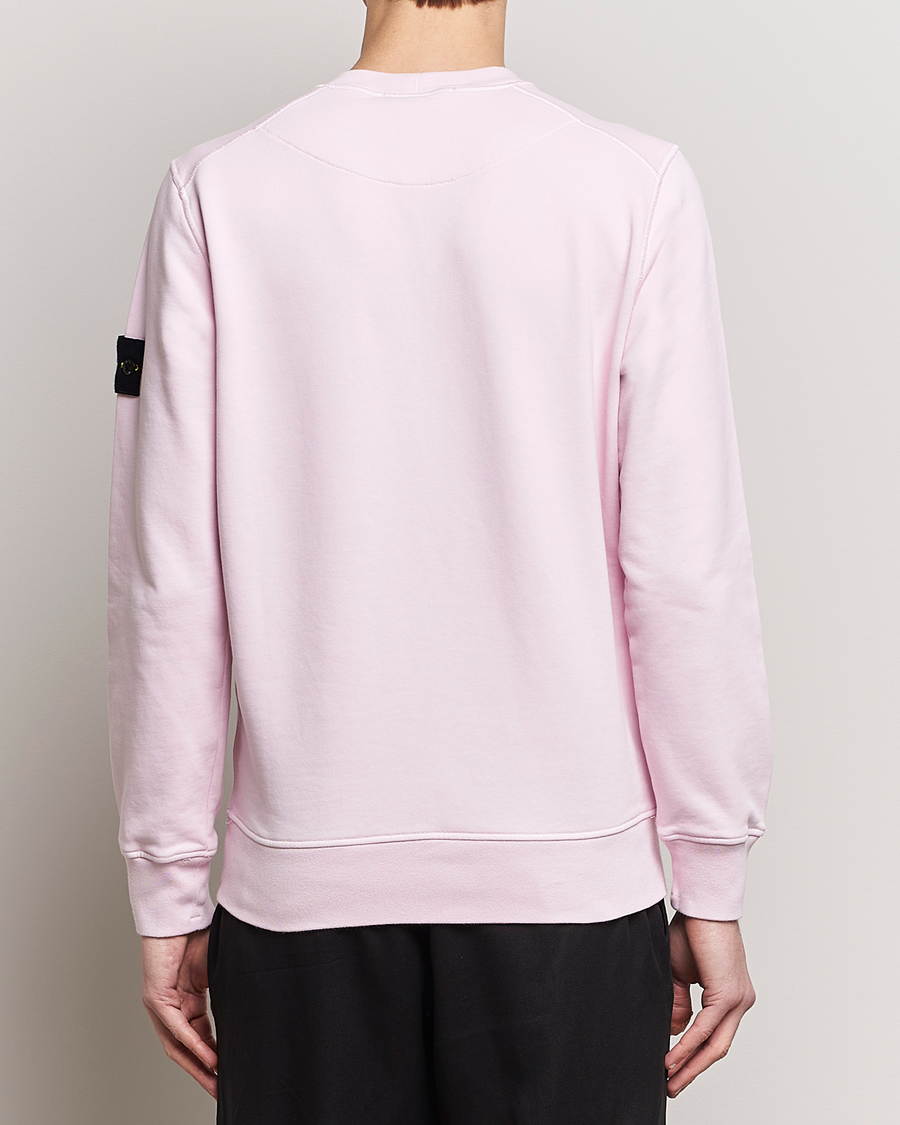 Herre | Gensere | Stone Island | Garment Dyed Cotton Sweatshirt Pink