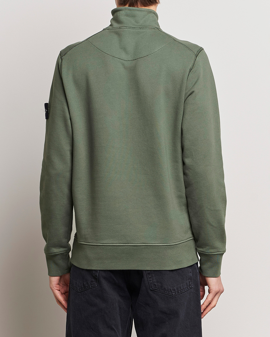 Herre | Gensere | Stone Island | Garment Dyed Cotton Half Zip Musk