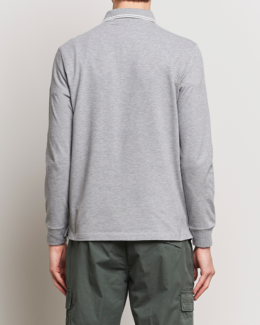 Herre | Gensere | Stone Island | Organic Cotton Stretch Pique Melange Grey