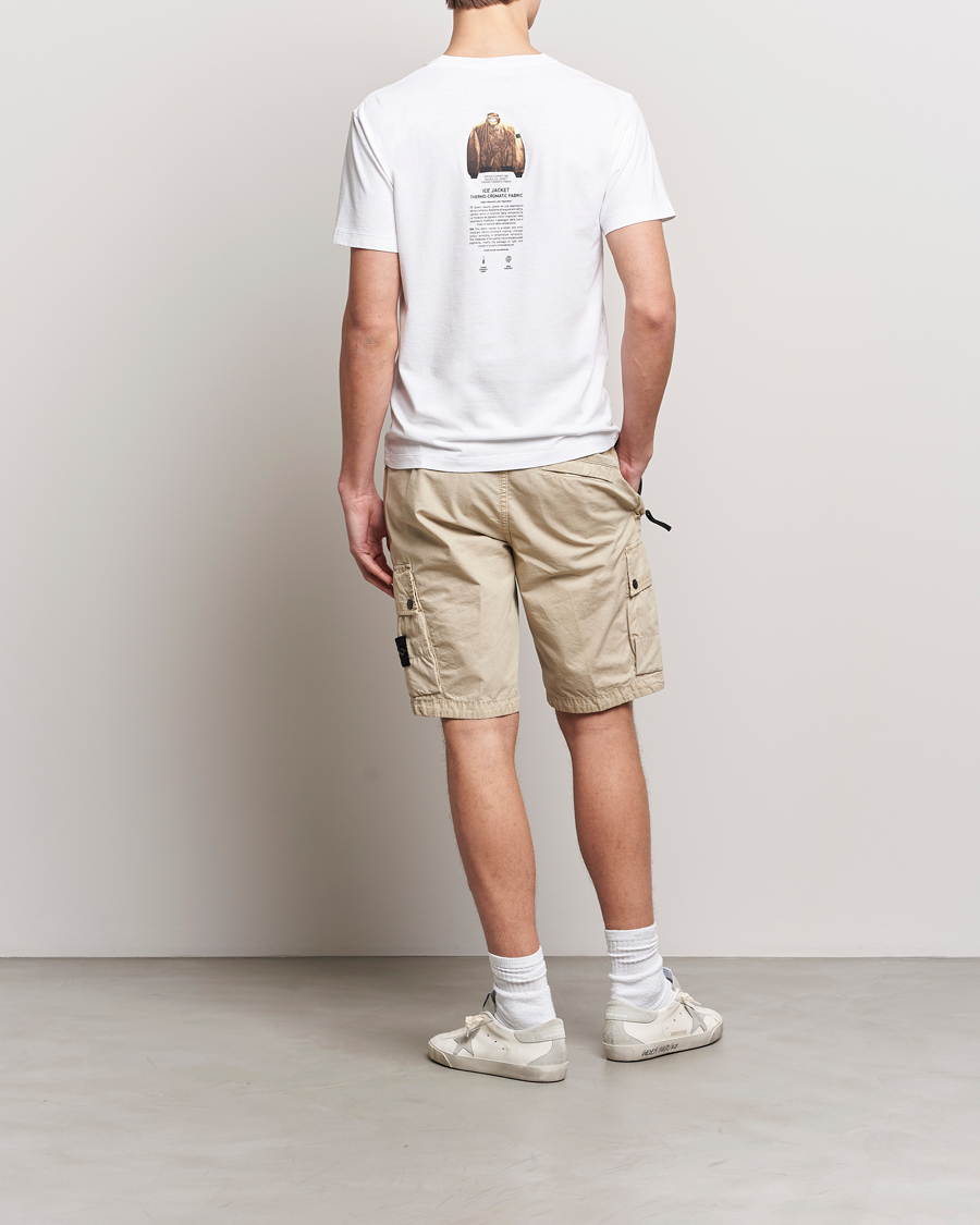 Herre | T-Shirts | Stone Island | Archivio Print T-Shirt White
