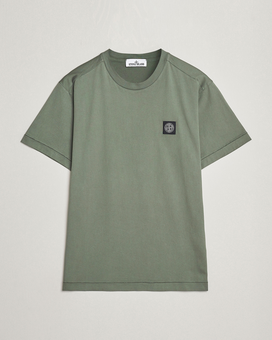 Herre | Nye varemerker | Stone Island | Garment Dyed Cotton Jersey T-Shirt Musk