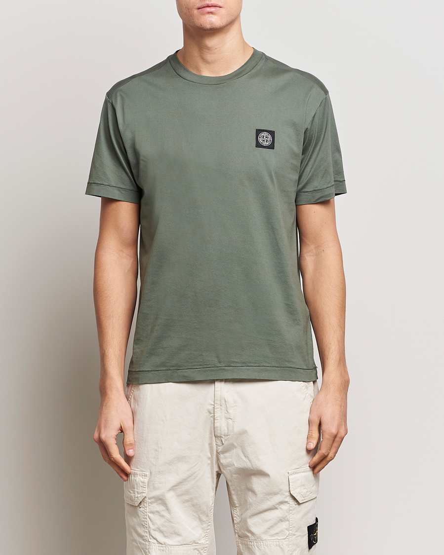 Herre | Nye varemerker | Stone Island | Garment Dyed Cotton Jersey T-Shirt Musk