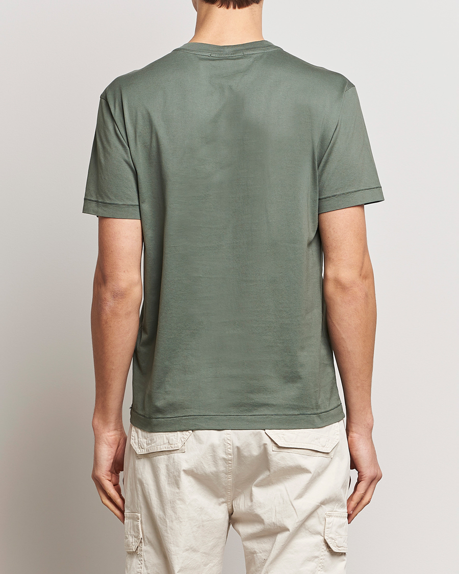 Herre | T-Shirts | Stone Island | Garment Dyed Cotton Jersey T-Shirt Musk