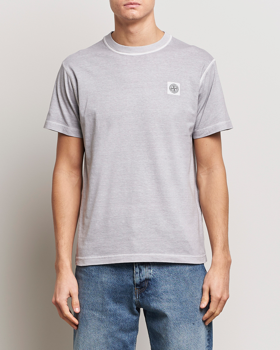 Herre | Nye varemerker | Stone Island | Organic Cotton Fissato Effect T-Shirt Dust