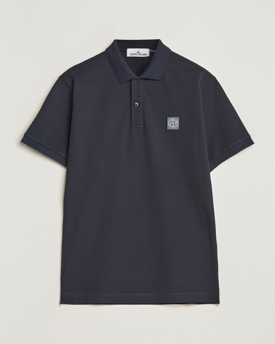 Herre | Pikéer | Stone Island | Organic Cotton Polo Navy Blue
