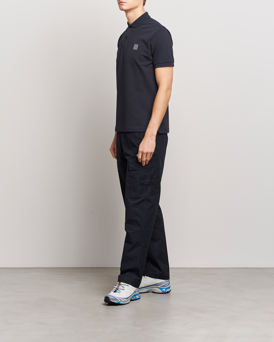 Herre | Pikéer | Stone Island | Organic Cotton Polo Navy Blue