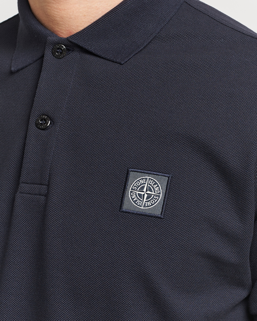 Herre | Pikéer | Stone Island | Organic Cotton Polo Navy Blue