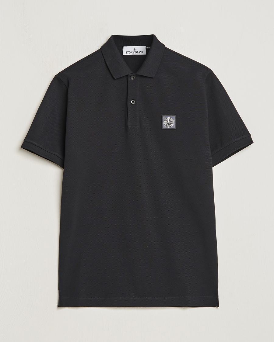Herre | Pikéer | Stone Island | Organic Cotton Polo Black