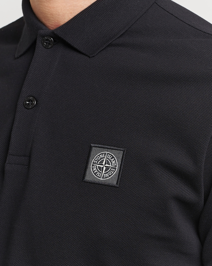 Herre | Pikéer | Stone Island | Organic Cotton Polo Black