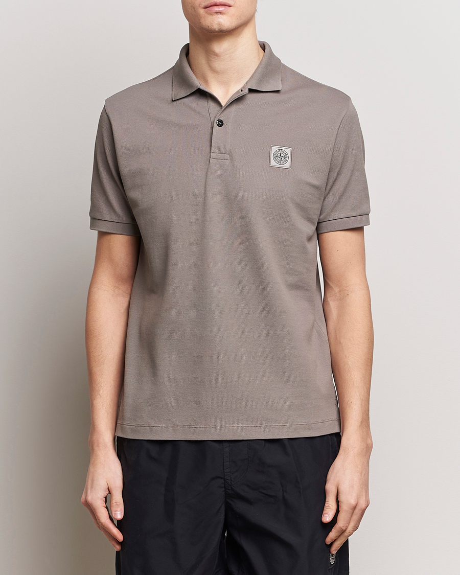 Herre | Pikéer | Stone Island | Organic Cotton Polo Dove Grey