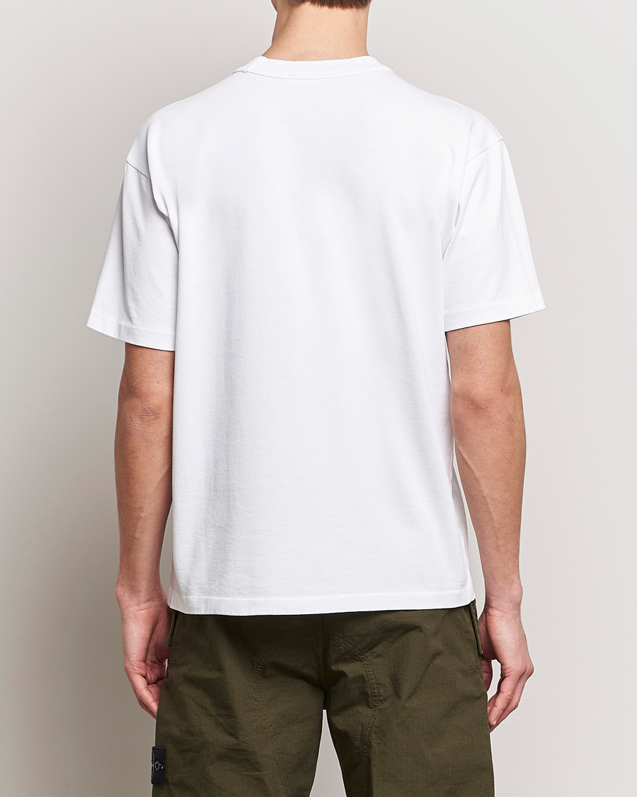 Herre | T-Shirts | Stone Island | Cotton Jersey Small Logo T-Shirt White