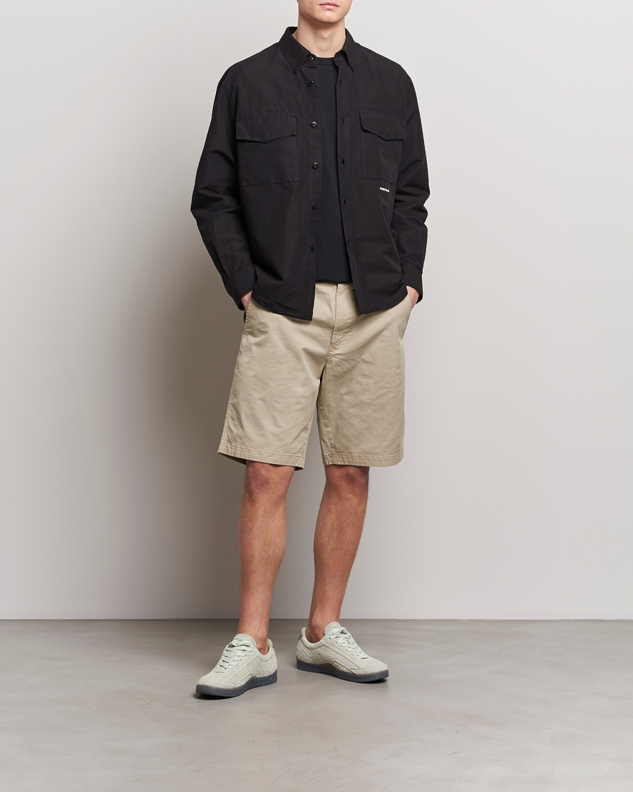 Herre | Shorts | Stone Island | Supima Cotton Twill Stretch Shorts Sand