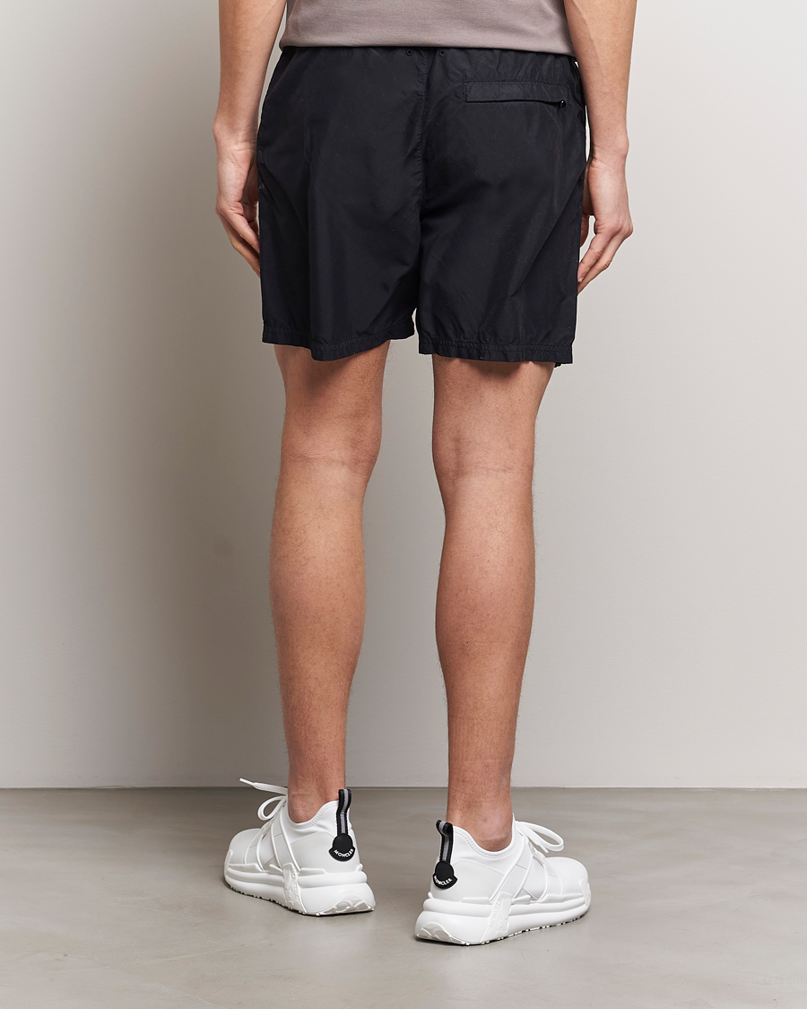 Herre | Badeshorts | Stone Island | Brushed Nylon Swimshorts Black