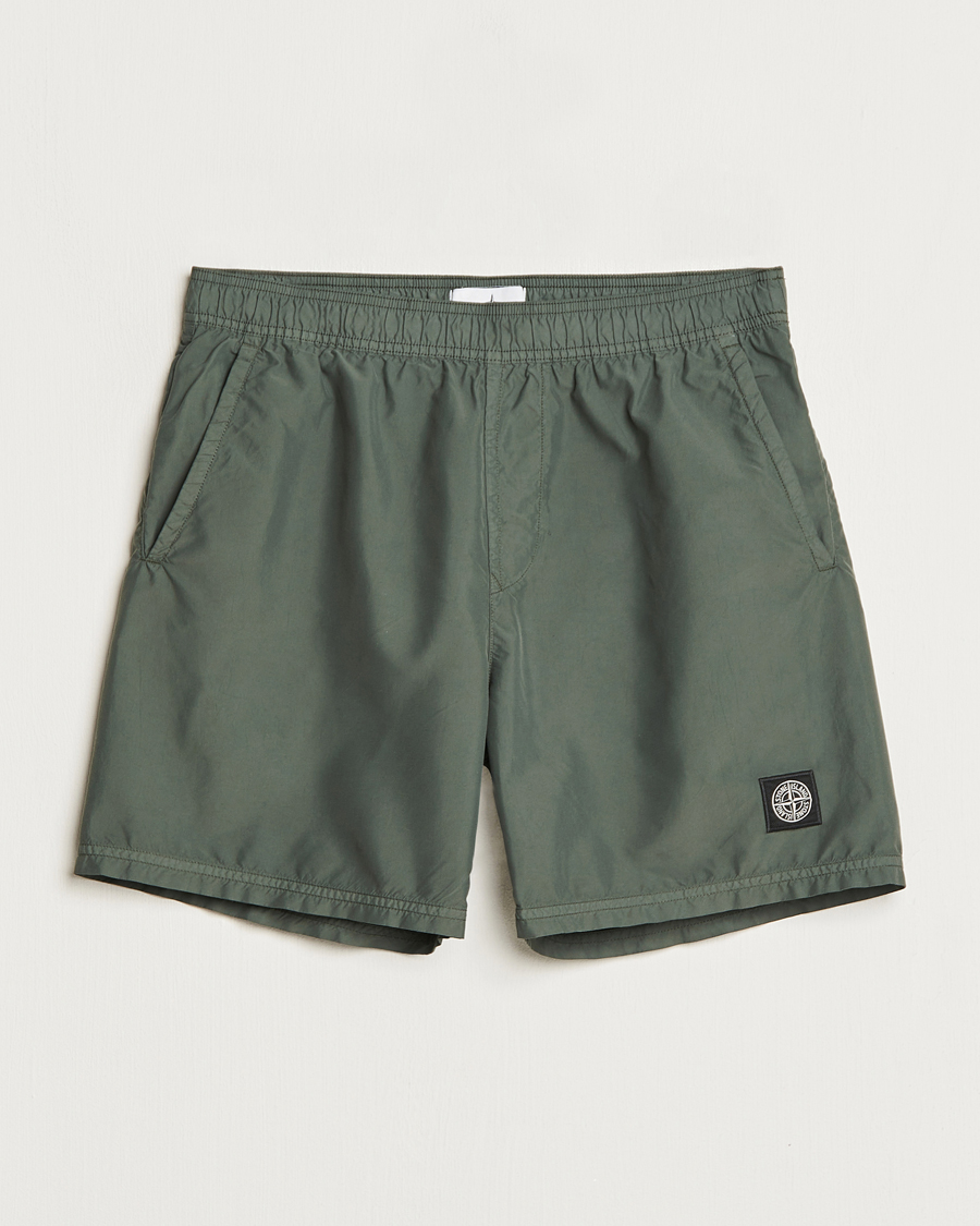 Herre | Badeshorts | Stone Island | Brushed Nylon Swimshorts Musk
