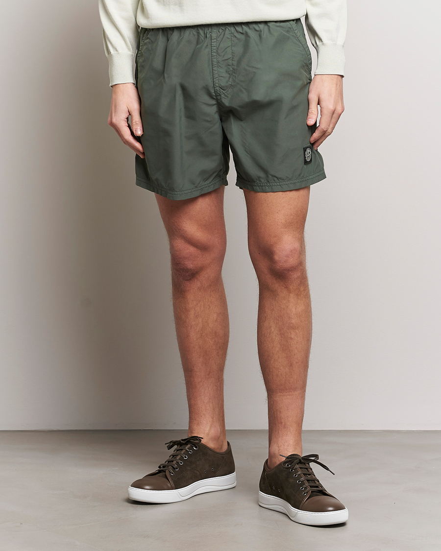 Herre | Klær | Stone Island | Brushed Nylon Swimshorts Musk